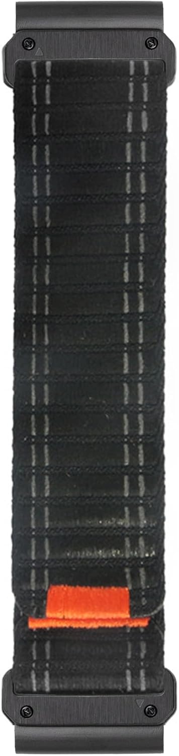 Abanen Lightweight Nylon Sport Loop Watch Band for Garmin Fenix 8 51mm / epix Pro 51mm/ Instinct 3 50, QuickFit 26mm One-piece Design Wrist Strap for Instinct 2X / Enduro 3/ Fenix 7X/6X/ 5X - Image 2