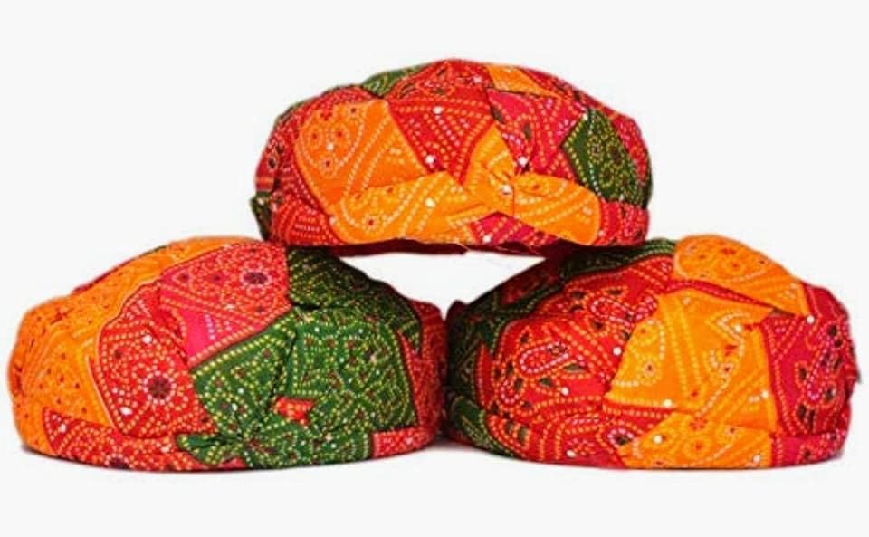 brown leaf Traditional Rajasthani Kids Pagdi Turban Safa Best For Weeding Holi Festival Rajasthani Theme Party Fancy Dress Costume(1-2 Yrs. Old Child) (Pack Of 4) (Pack Of 3) (B0CTHTT8JZ) Amazon Price History, Amazon Price Tracker