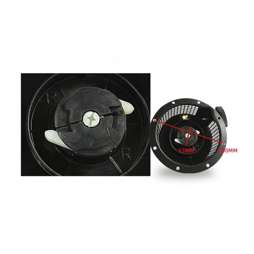 Conjunto de Arranque de Retroceso con trinquete de plástico, Apto for EX35 EX40 404CC 14.0HP 4 Tiempos, Arranque de tracción con empuñadura de Cuerda