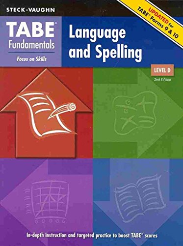 Language and Spelling, Level M (Steck-Vaughn TABE Fundamentals)
