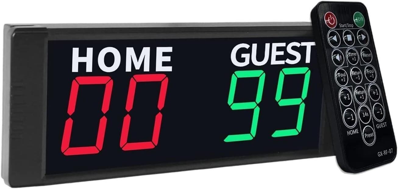 YNIYUJKL Digital Scoreboard Portable Digital Scoreboard, Mini Electronic Digital Scoreboard, Volleyball Baseball Game Board Scoreboards & Timer