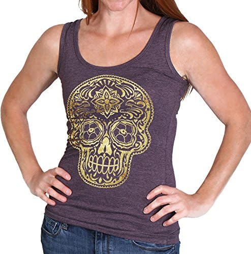 Hot Leathers レディース Poco Loco タンクトップ (ビンテージパープル、M)