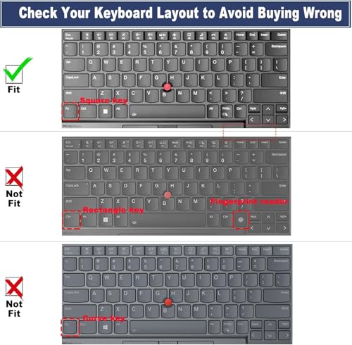 Protector de teclado Iridescent para Lenovo Thinkpad 14" miniatura 2