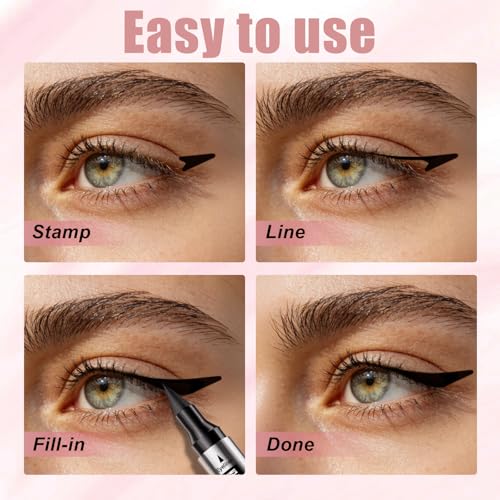 Delineador Líquido para Ojos QIC Winged Eyeliner Stamp miniatura 3