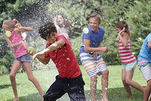 Image of PoPo Toys Holi Water Magic Balloon | Set of 6 Bunch | Auto-fill 222 Balloons | Multicolour Imported Selection (AUTOFILL BALLOONS - 222 BALLOONS) (Pack of 2)