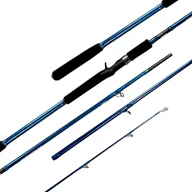 Vara de Pesca Arcadium, Carbono IM6, 2,40m, Carretilha, 30-60 lbs, 2 Partes