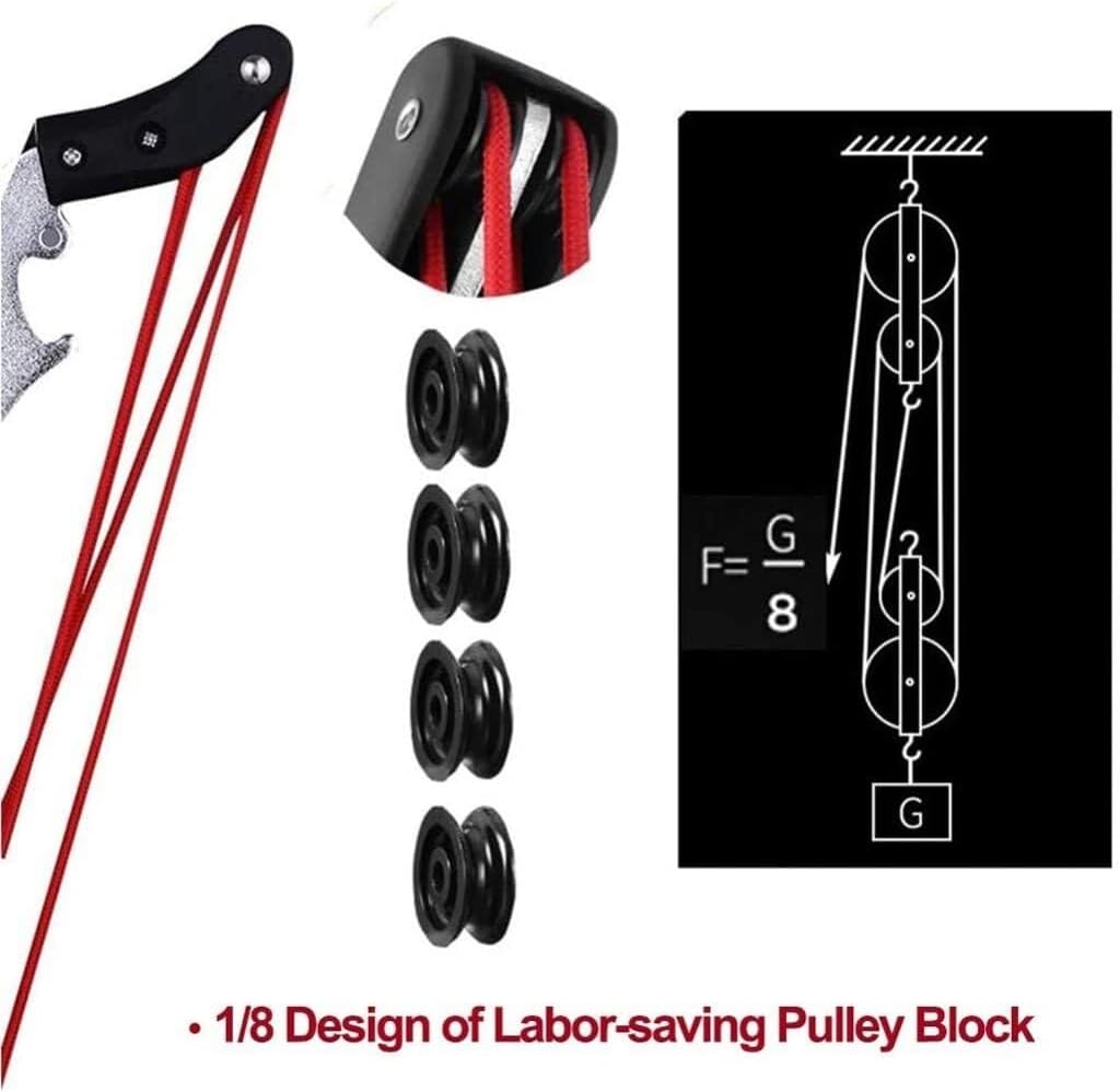 24FT Telescopic Pole Saw for Tree Pruning, Extendable Tree Trimmer with 65Mn Steel Blade & Aluminum Handle(6m/20ft)