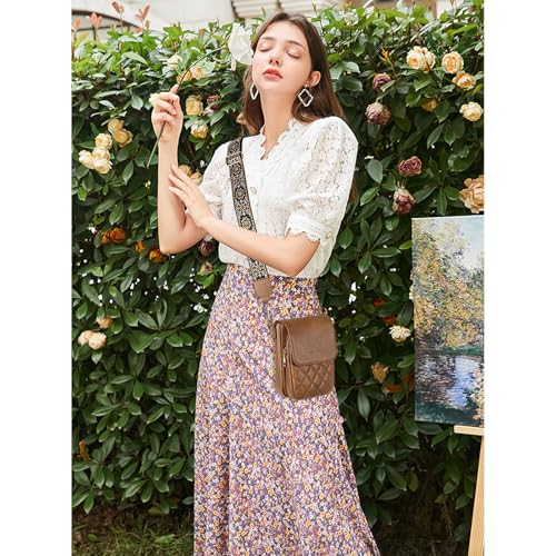 Image of SENDEFN Cell Phone Purses for Women Small Crossbody Bag Shoulder Handbag with Adjustable Strap