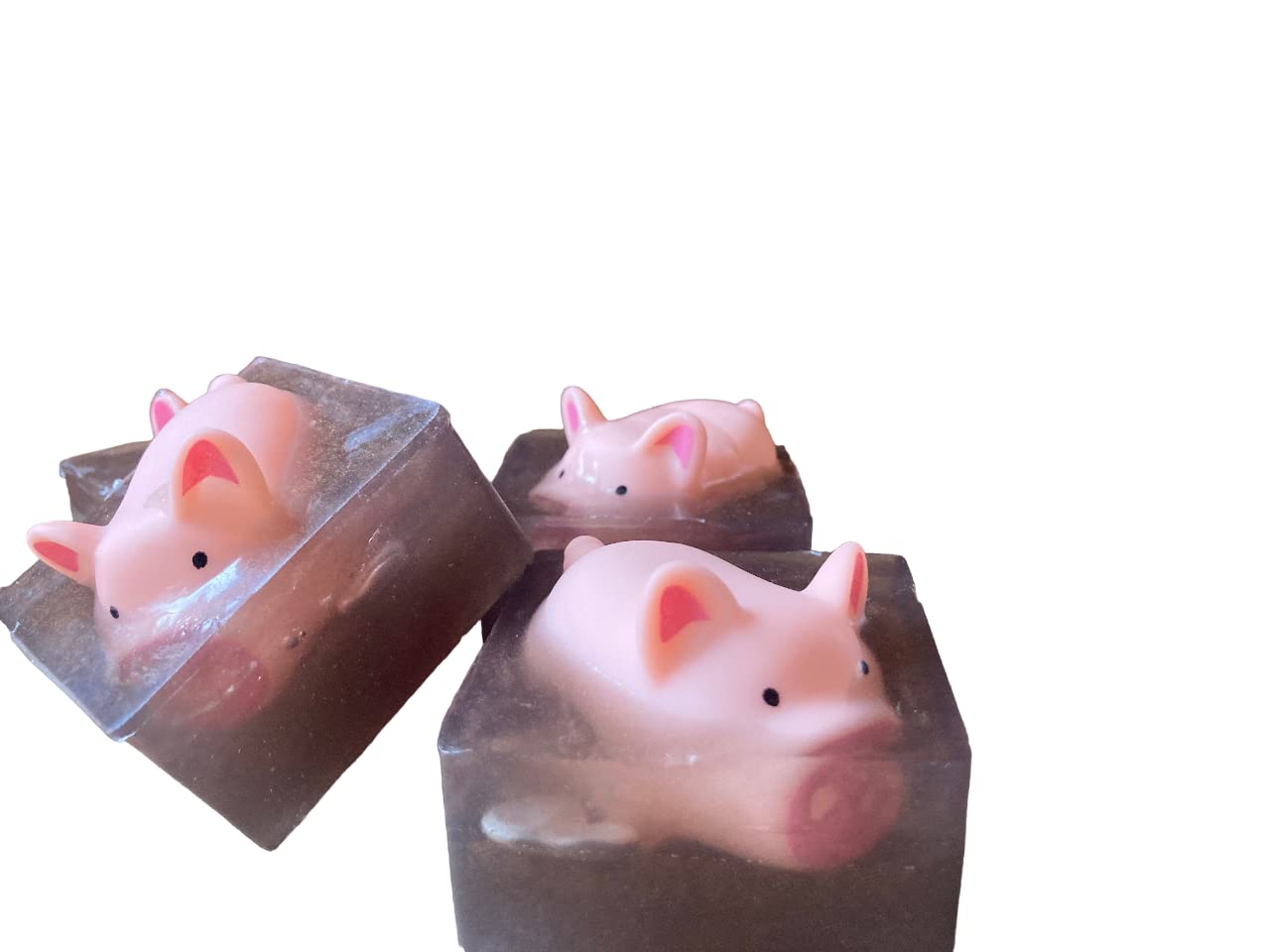 MINI PIG IN MUD SOAP BAR chocolate orange fragrance soap bar Yaxa