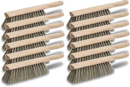 MARSHALLTOWN Beaver Tail Brush, Tampico, 13 Inch Masonry Hand Broom