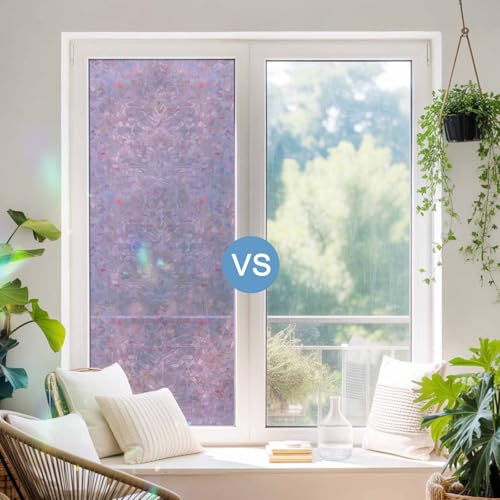 Vinilo decorativo lila para ventana 45x200 cm miniatura 4