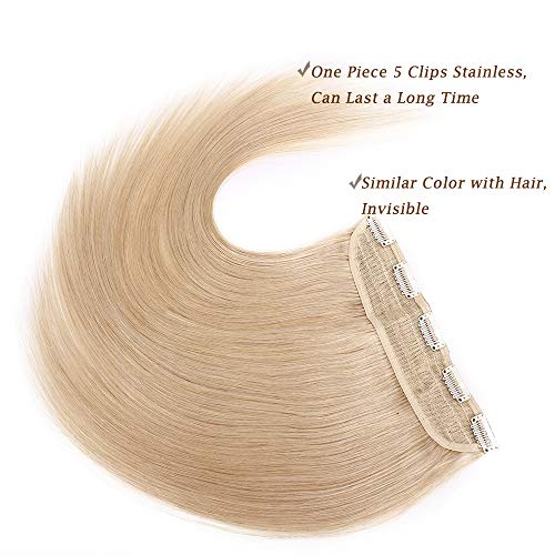 Extension Clip Capelli Veri Fascia Unica Folta