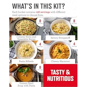   READYWISE-Emergency-Food-Supply-124-Servings-1-Bucket-Freeze-Dried-MRE-Pre-made-Survival-and-Adventure-Essentials-for-Camping-Hiking-Emergencies-Individually-Packaged-25-Year-Shelf-Life