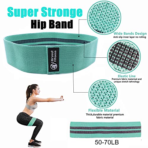 J Bryant Barbell Pad Set with 2 Ankle Straps for Cable Machines, Hip Resistance Band, Weight Lifting Straps, Thick Cushion Hip-Thrusts Pad with Carry Bag for Squats Bench Press Workout
