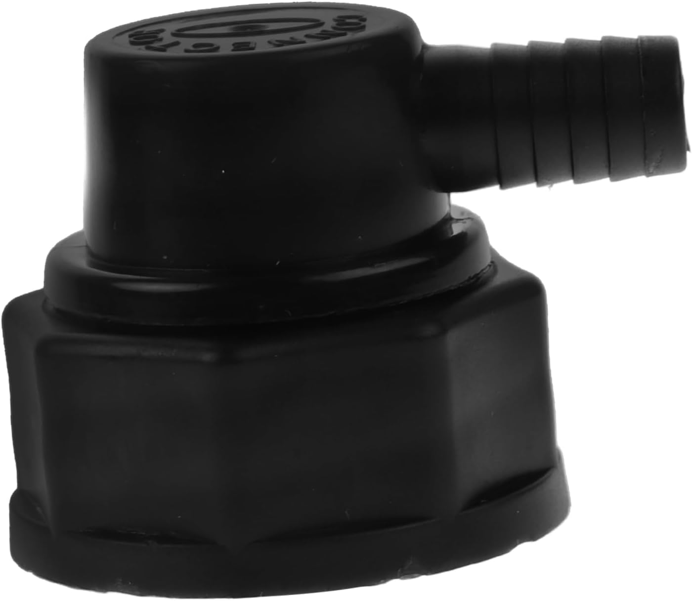 Soda Valve Adapter for Carbonated Beverage Dispensers, Black PE