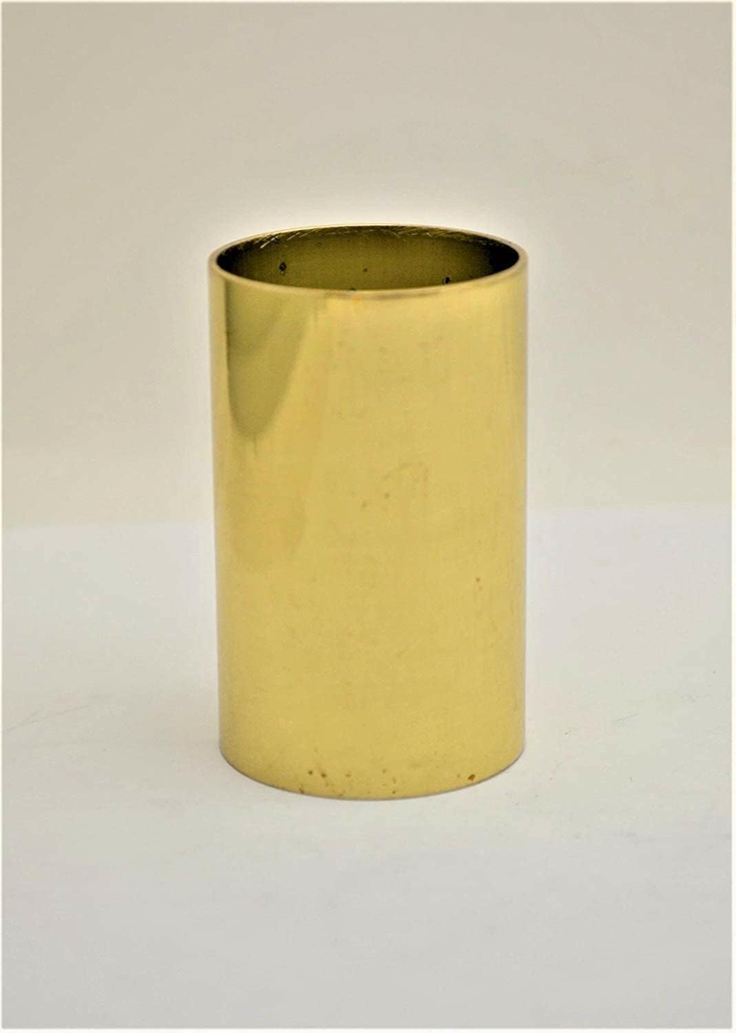 Brass Socket for 1 1/8" Diameter Church Candle. Has 5/16-18 Size Thread.