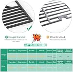 16 7/8" Grill Grates for Charbroil 463436215, 463436214, Master Chef G43257, G43205, G43258, G45118, Kenmore, Cast Iron Grill Grid for Thermos 461442114, Backyard, Expert Grill BG2824B, DG2824BN Parts