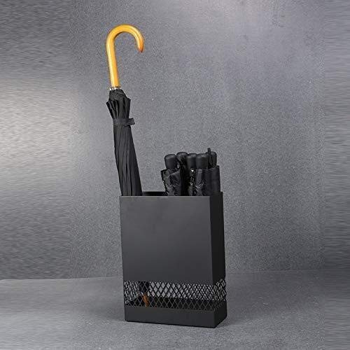 Porte-parapluie avec bac de rangement pour éviter les sols mouillés