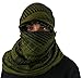 Zephyr Shemagh Tactical Desert Scarf - Olive / Black