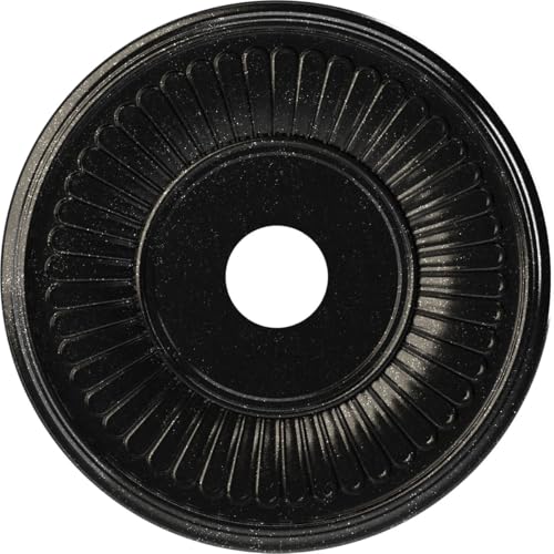 Image of 19 inchOD x 3 1 /2 inchID x 1 inchP Berkshire Thermoformed PVC Ceiling Medallion (Fits Canopies up to 8 3 /8 inch), Textured Metallic Galaxy