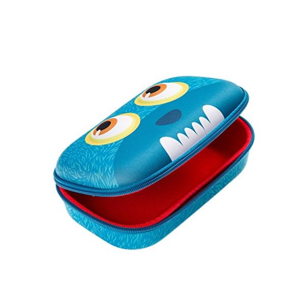 ZIPIT Wildlings Federmäppchen für Kinder, niedliche Aufbewahrungsbox für Schulbedarf, hält bis zu 60 Stifte… – Bild 3