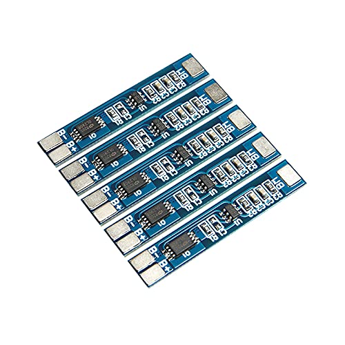 Acxico 5Pcs 2S 7.4V 8.4V 8A 3.7V Li-ion Lithium Battery Charging Protection Board BMS PCB