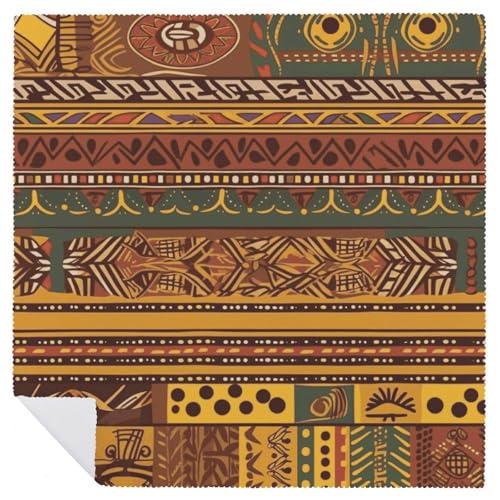 Servilletas de tela con patrón africano 4 unidades miniatura 6