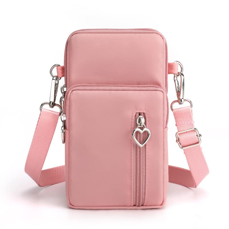 TINSICO Small Crossbody Phone Bag for Women Mini Wallet Bags | Latest Travel Cell Phone Purses Pouch Sport Shoulder Bags (Pink) (B0CKBVZTB3) Amazon Price History, Amazon Price Tracker
