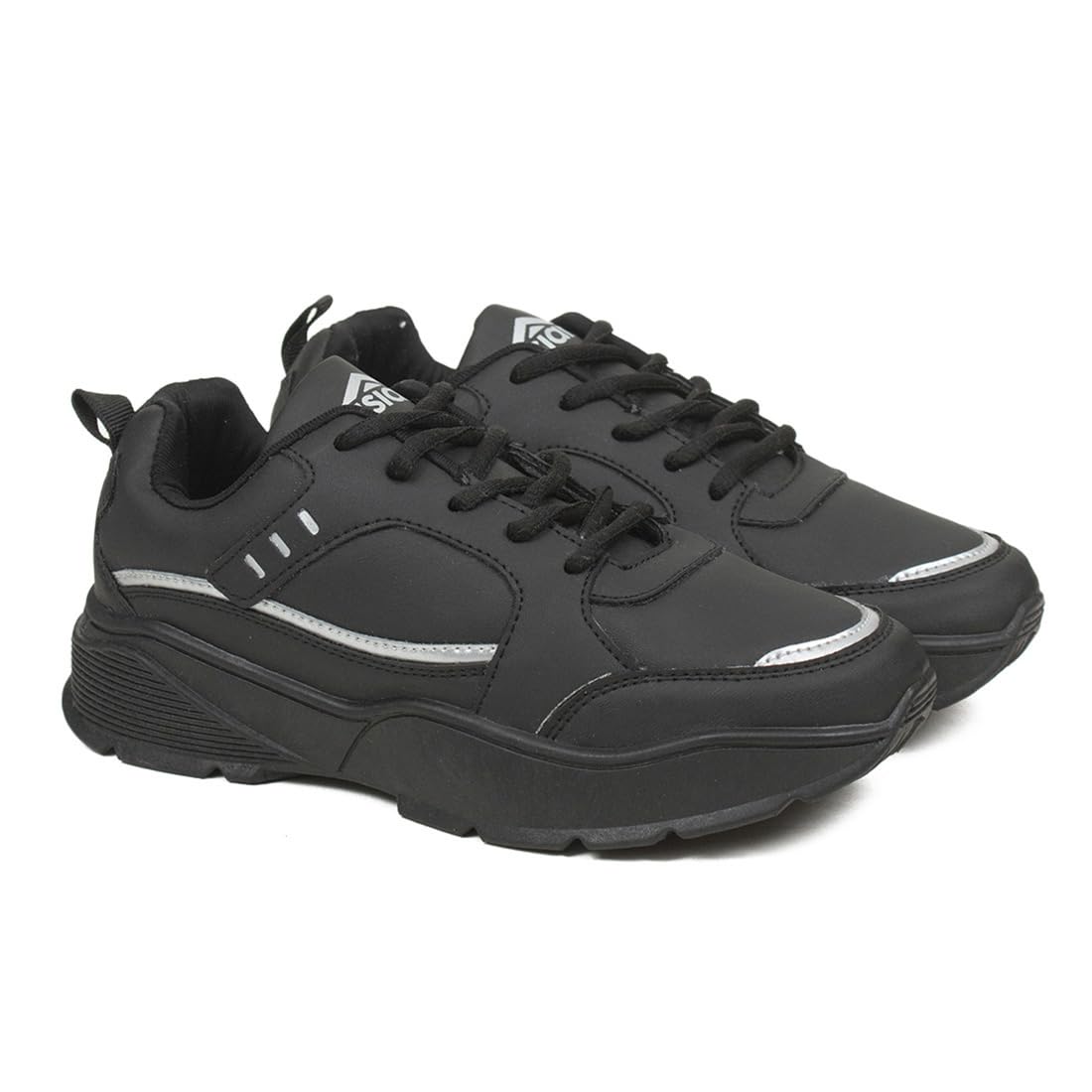 ASIAN Womens STANZA-02 Casual Sneaker Shoes with Ultra Max Cushion Technology Lightweight with Extra Comfort Casual Lace-Up Shoes for Womens & Girls Black (B0CMXWQFT7) Amazon Price History, Amazon Price Tracker