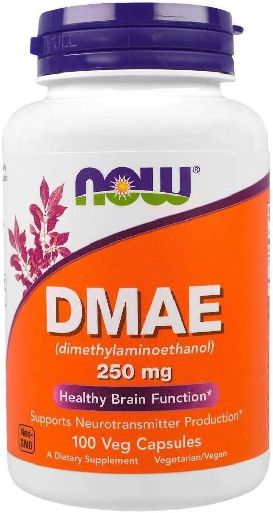 NOW Foods DMAE (Dimethylaminoethanol), 250mg 100 vcaps Amazon.co.uk