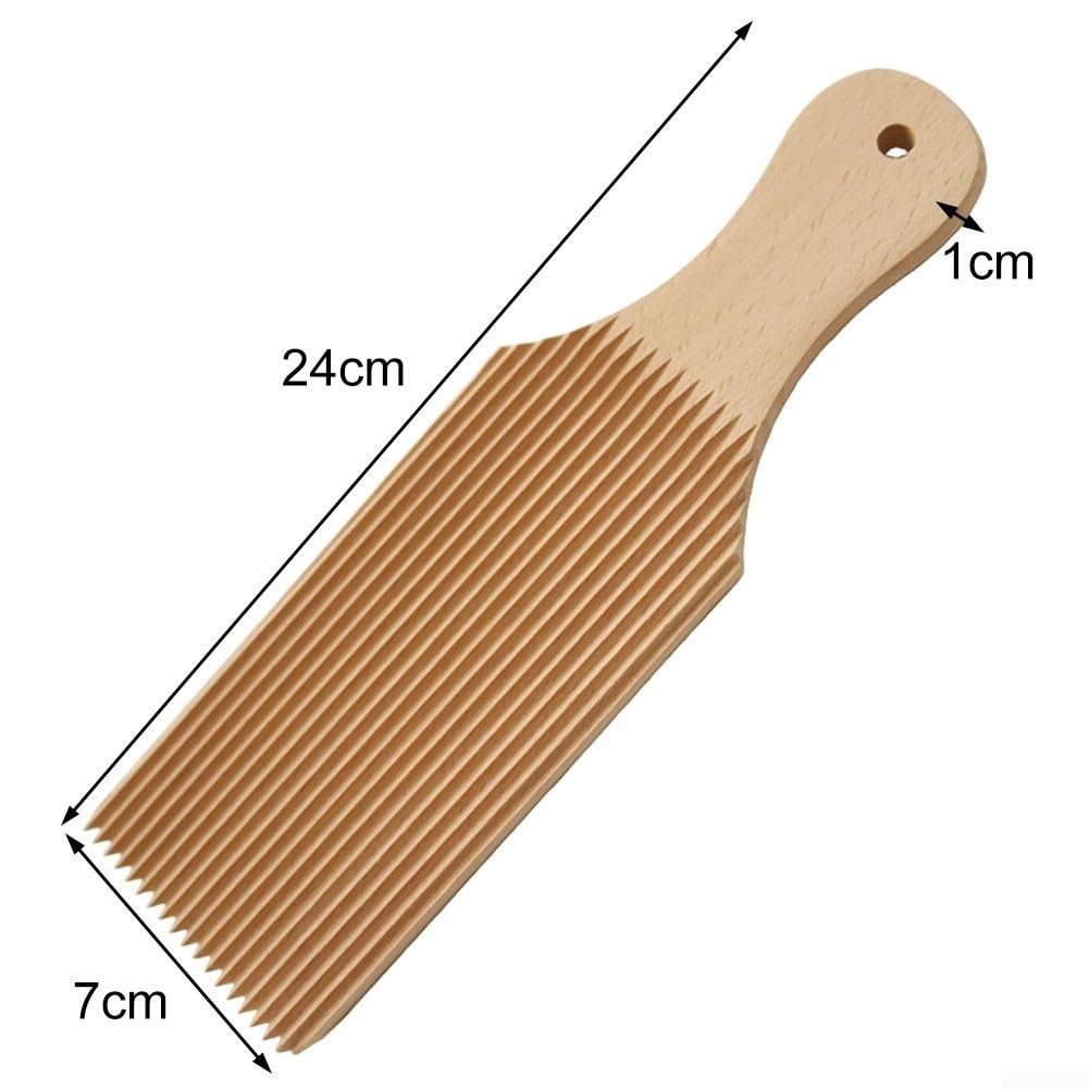 Kitchen Gnocchi Board, Wooden Pasta Maker Gnocchi Board, Manual Pasta Maker Butter Paddles Tool 24 X 7Cm, As Picture Show - Image 3