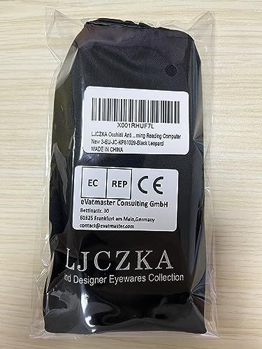LJCZKA Occhiali Anti Luce Blu Gatto Grandi