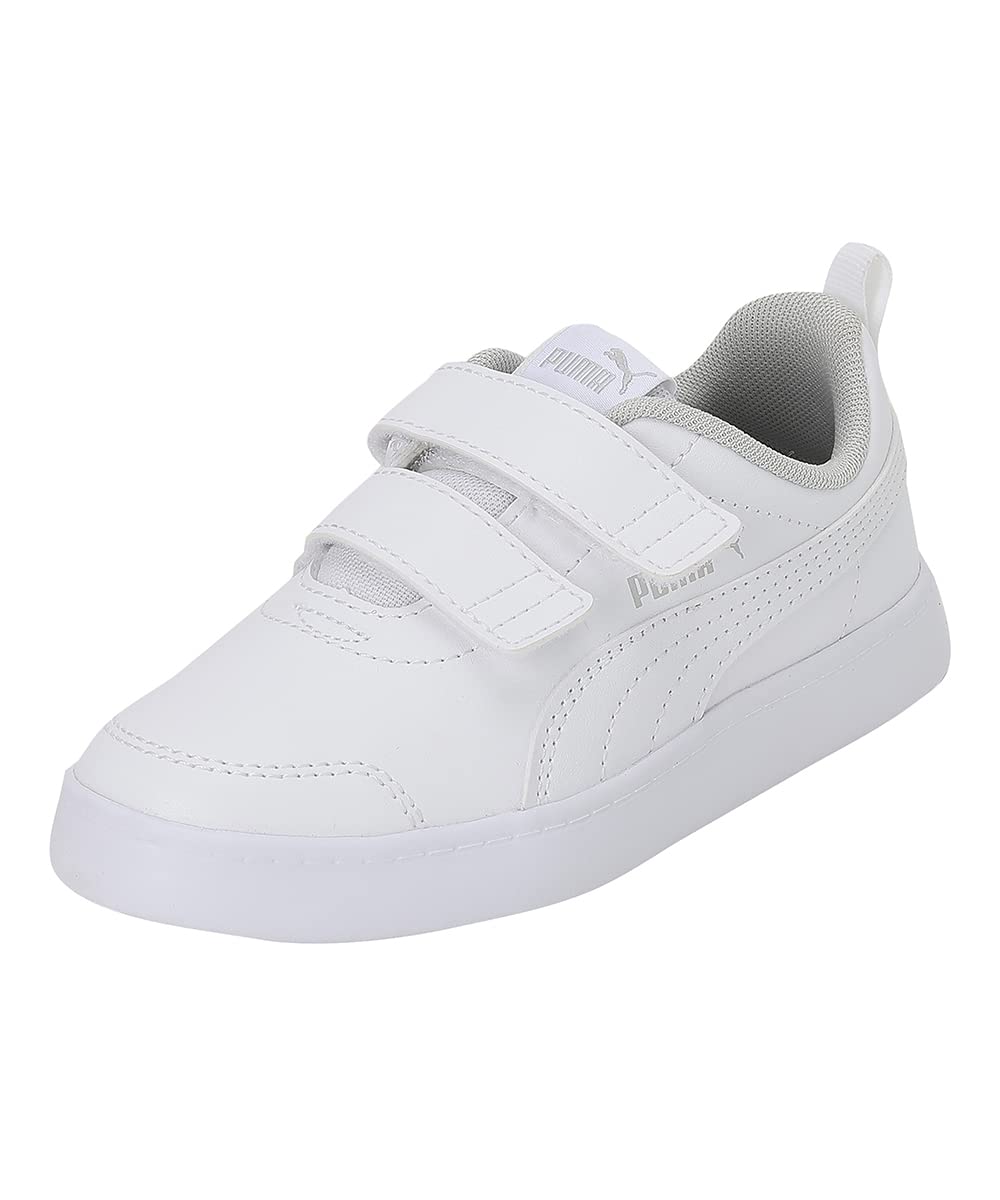 Puma Unisex Kids Courtflex v2 V PS White-Gray Violet Sneaker-2UK (37154304) (B07SBW2BQW) Amazon Price History, Amazon Price Tracker