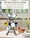 MyGift 24-Hook Rustic Black Iron Coffee Mug Holder, Tea Cup Display Stand, Drinking Glasses Baby Bottle Drying Rack Stand