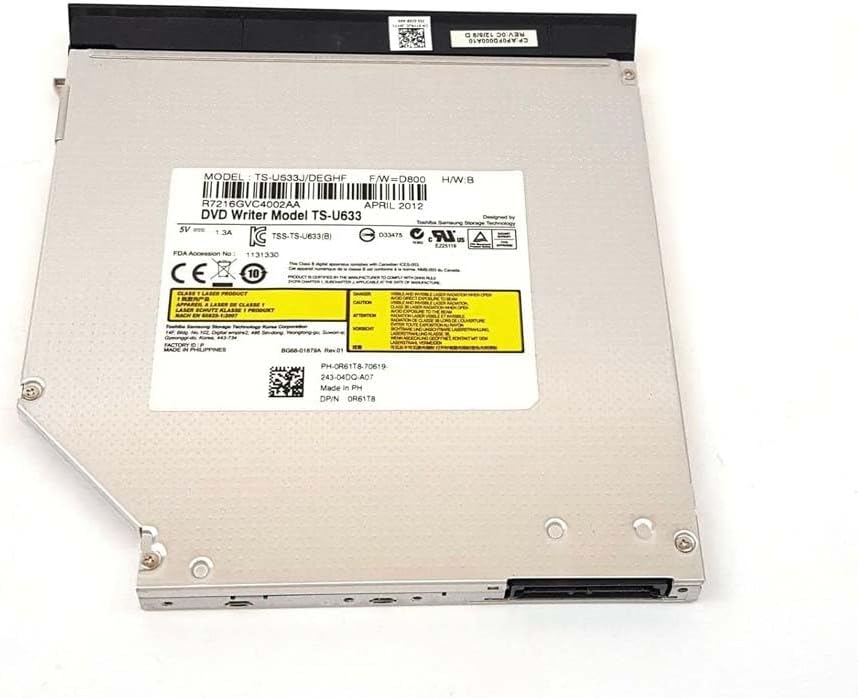 CD DVD Burner Drive TS-U633J/DEGHF R61T8 for Dell Latitude E6420 E6520 Laptop