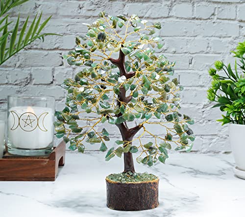 Image of Crocon Green Aventurine Crystal Tree Birthday Gifts for Women & Men 10-12 inch