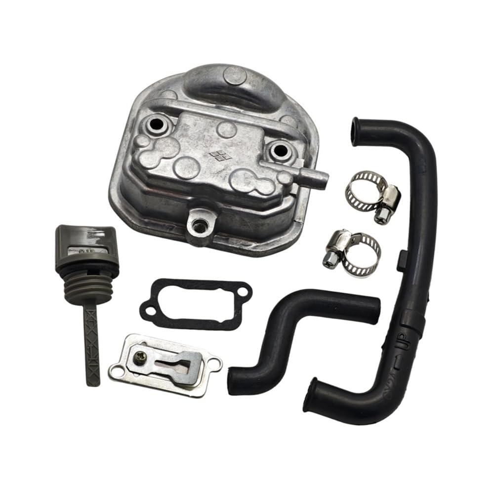Kit de Juntas for Tapa de Culata, Varilla de Nivel de Aceite, Manguera de ventilación, válvula de Salida, Compatible con Motor de cortacésped GX35 GX 35.