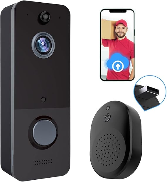 Ring Video Doorbell Wireless Doorbells Camera with Ring Chime Wireless