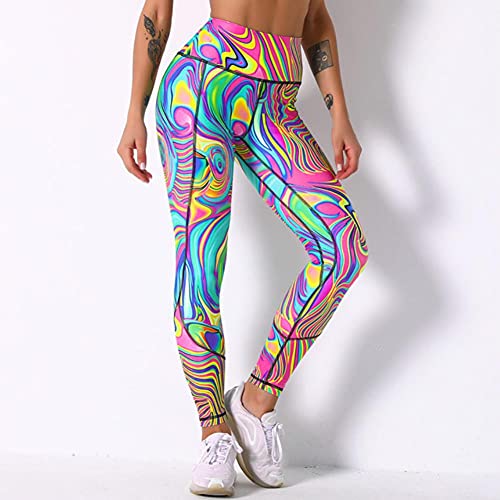 Leggings fitness taille haute push-up pour le sport et la gym