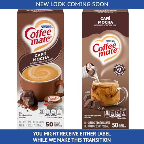 Nestle Coffee mate Liquid Coffee Creamer Singles, Café Mocha, 50 Ct Box (Pack of 2) - image 2