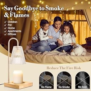 Candle Warmer Lamp with Timer Dimmer, Mothers Day Birthday Gifts for Mom Women Friend Sister, House Warming Gifts New Home Room Decor, Wax Melt Warmer with 2 Bulbs for Jar Candles Candle Warmer Lamp with Timer Dimmer Mothers Day Birthday Gifts for Mom Women Friend Sister House Warming Gifts New Home Room Decor Wax Melt Warmer with 2 Bulbs for Jar Candles