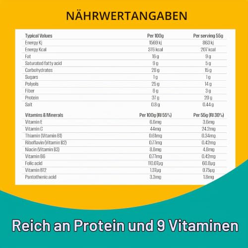 Fulfil Vitamin & Protein Bar 15X55G Dark Choc Salted Caramel – Ansicht 6