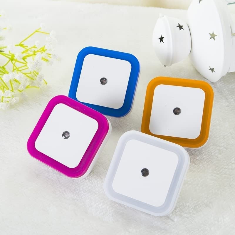 2 Luci Notturne LED Con Sensore Crepuscolare Per Camera Letto E Corridoio - Luce Calda A Risparmio Energetico