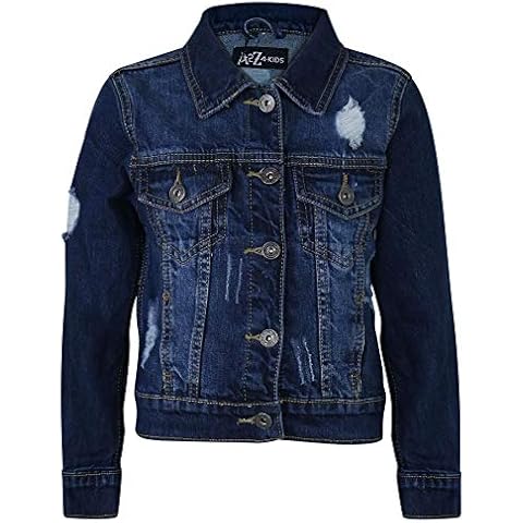 A2Z 4 Kids Boys Denim Jacket with Ribbed Details Cover