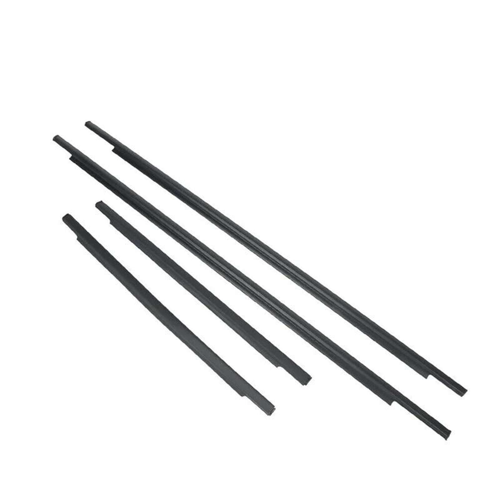 Striscia Tenuta Portiera 4 Pezzi Guarnizione Finestrino Portiera Auto In Vetro Per Toyota FJ Per Cruiser 2007-2014 Guarnizioni