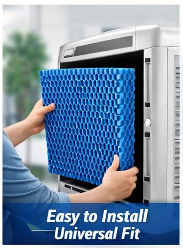 Image of Honeycomb Pad for Air Cooler | Cooling Pad | High-Efficiency, Durable & Long-Lasting | Universal Fit for Coolers | Color Green (21 inch X 10 inch X 1.5 inch)