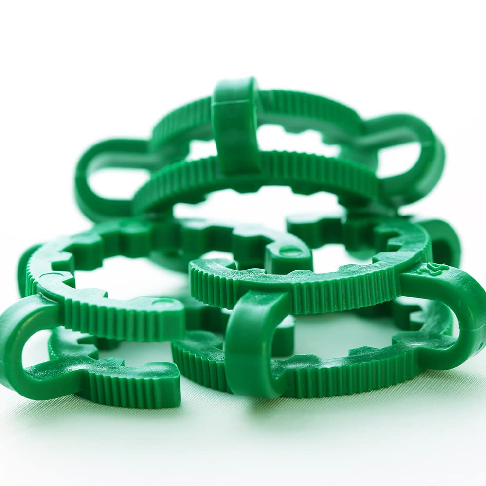 keck clips 2440 lab clamps 20pcs fits standard 24mm junction green pom