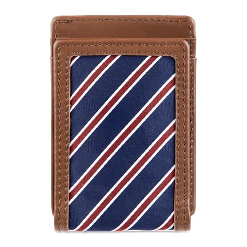Image of Tommy Hilfiger Men's Tie Fabric Magnetic Front Pocket Wallet