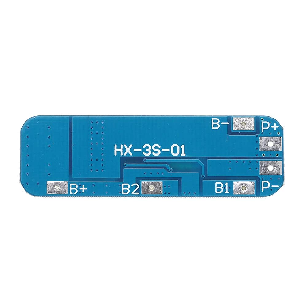 DollaTek 2 sztuki 3S 12V 18650 10A BMS ?adowarka litowo-jonowa bateria litowa karta ochronna 10,8V 11,1V 12,6V