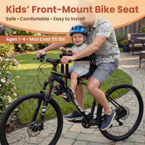 Toddler Front Bike Seat with Guardrail